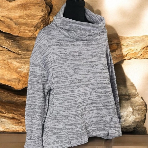 Anthropologie Grayish Lavendar Cowl Neck Sweater by Saturday Sunday. Large. - Picture 2 of 6